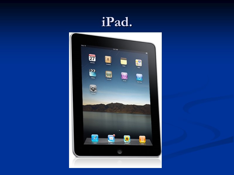 iPad.